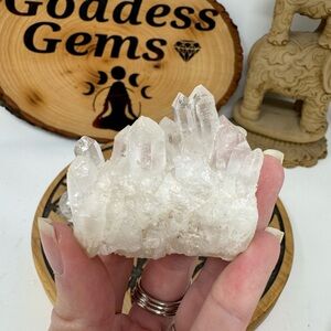 Lemurian Quartz Crystal Cluster